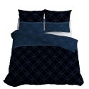 Pościel satynowa 180x200 granatowa 4679 A Home Satin 40 Pościel satynowa 180x200 granatowa 4679 A Home Satin 40
