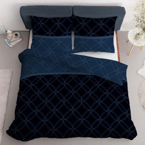 Pościel satynowa 180x200 granatowa 4679 A Home Satin 40 Pościel satynowa 180x200 granatowa 4679 A Home Satin 40