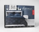 Pościel satynowa 180x200 granatowa 4679 A Home Satin 40 Pościel satynowa 180x200 granatowa 4679 A Home Satin 40