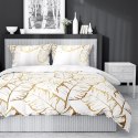 Pościel satynowa 220x200 biała żółta 4681 B Home Satin 40 Pościel satynowa 220x200 biała żółta 4681 B Home Satin 40