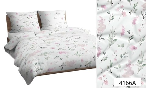 Poszewka bawełniana 40x40 biała różowa kwiatki 4166 A bawełna Max Poszewka bawełniana 40x40 biała różowa kwiatki 4166 A bawełna Max