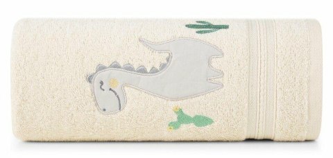 Ręcznik dziecięcy 50x90 Baby 40 kremowy dinozaur 450g/m2 Eurofirany Ręcznik dziecięcy 50x90 Baby 40 kremowy dinozaur 450g/m2 Eurofirany