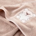 Ręcznik dziecięcy 50x90 Baby 54 beżowy miś 480g/m2 Eurofirany