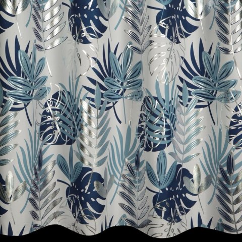Zasłona 140x250 Malta z błyszczącym botanicznym nadrukiem gotowa na przelotkach Z10 Eurofitany Zasłona 140x250 Malta z błyszczącym botanicznym nadrukiem gotowa na przelotkach Z10 Eurofitany