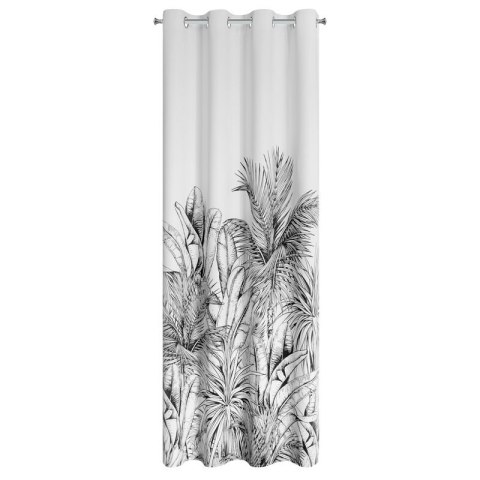Zasłona 140x250 Nerina zaciemniająca z motywem botanicznym gotowa na przelotkach Z10 Eurofitany Zasłona 140x250 Nerina zaciemniająca z motywem botanicznym gotowa na przelotkach Z10 Eurofitany