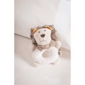 Grzechotka pluszowa Lew Leon kremowy szary 18 cm Grzechotka pluszowa Lew Leon kremowy szary 18 cm