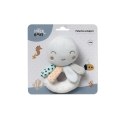 Grzechotka pluszowa Ośmiorica Pulpo kolorowa 17 cm Grzechotka pluszowa Ośmiorica Pulpo kolorowa 17 cm