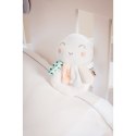 Grzechotka pluszowa Ośmiorica Pulpo kolorowa 17 cm Grzechotka pluszowa Ośmiorica Pulpo kolorowa 17 cm