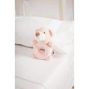 Grzechotka pluszowa zabawka Miś beżowy różowy 17cm Grzechotka pluszowa zabawka Miś beżowy różowy 17cm