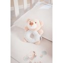 Grzechotka pluszowa zabawka Miś beżowy szary 17 cm Grzechotka pluszowa zabawka Miś beżowy szary 17 cm