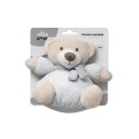 Grzechotka pluszowa zabawka Miś beżowy szary 20 cm Grzechotka pluszowa zabawka Miś beżowy szary 20 cm