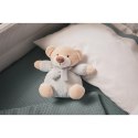 Grzechotka pluszowa zabawka Miś beżowy szary 20 cm Grzechotka pluszowa zabawka Miś beżowy szary 20 cm