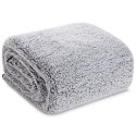 Koc narzuta na fotel 70x160 Koala stalowy z tkaniny typu bukla Eurofirany Koc narzuta na fotel 70x160 Koala stalowy z tkaniny typu bukla Eurofirany