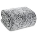 Koc narzuta na fotel 70x160 Koala szary z tkaniny typu bukla Eurofirany Koc narzuta na fotel 70x160 Koala szary z tkaniny typu bukla Eurofirany