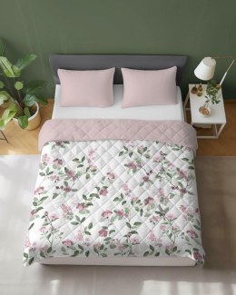Narzuta dekoracyjna 200x220 pudrowa różowa kwiaty K 117 Holland 14