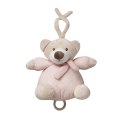 Pluszowa zabawka muzyczna z delikatną kołysanką Miś różowy 20 cm Pluszowa zabawka muzyczna z delikatną kołysanką Miś różowy 20 cm