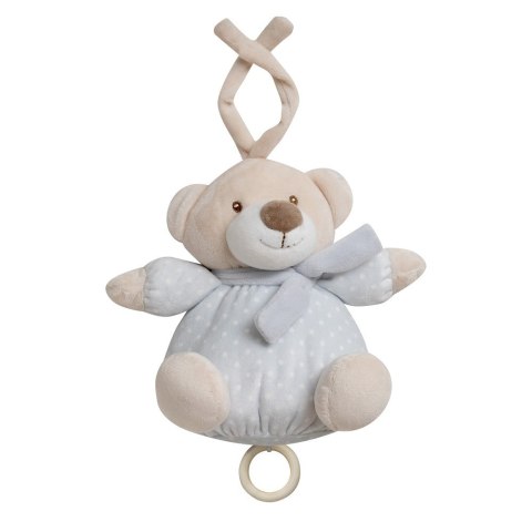 Pluszowa zabawka muzyczna z delikatną kołysanką Miś szary 20 cm Pluszowa zabawka muzyczna z delikatną kołysanką Miś szary 20 cm