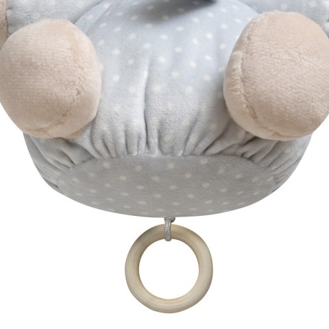 Pluszowa zabawka muzyczna z delikatną kołysanką Miś szary 20 cm Pluszowa zabawka muzyczna z delikatną kołysanką Miś szary 20 cm