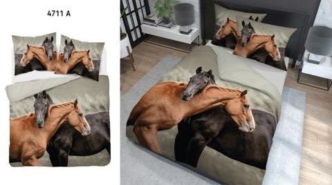 Pościel bawełniana 220x200 Konie 4711 A Holland 35 Pościel bawełniana 220x200 Konie 4711 A Holland 35