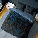 Pościel bawełniana 220x200 niebiesko granatowa liście 4716 A Holland 35 Pościel bawełniana 220x200 niebiesko granatowa liście 4716 A Holland 35