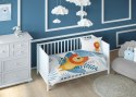 Pościel bawełniana 90x120 Żyrafa lew biała niebieska dwustronna 4491 A Mayamoo 26