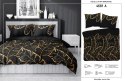 Pościel satynowa 140x200 czarna żółta 4681 A z jedną poszewką Home Satin 40 Pościel satynowa 140x200 czarna żółta 4681 A z jedną poszewką Home Satin 40