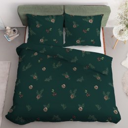 Pościel satynowa 160x200 zielona 4676 A Home Satin 40
