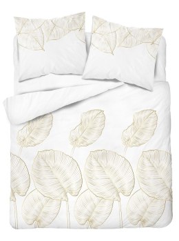 Pościel satynowa 180x200 biała kremowa 4678 A Home Satin 40