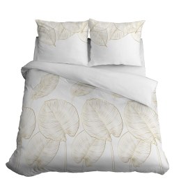 Pościel satynowa 180x200 biała kremowa 4678 A Home Satin 40