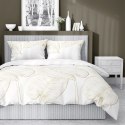 Pościel satynowa 180x200 biała kremowa 4678 A Home Satin 40 Pościel satynowa 180x200 biała kremowa 4678 A Home Satin 40