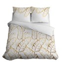 Pościel satynowa 180x200 biała żółta 4681 B Home Satin 40 Pościel satynowa 180x200 biała żółta 4681 B Home Satin 40