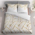 Pościel satynowa 180x200 biała żółta 4681 B Home Satin 40 Pościel satynowa 180x200 biała żółta 4681 B Home Satin 40