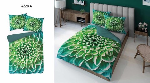 Pościel z mikrofibry 3D 160x200 Roślina zielona 4228 A mikro 28 Pościel z mikrofibry 3D 160x200 Roślina zielona 4228 A mikro 28
