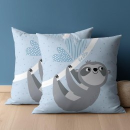 Poszewka bawełniana 40x40 Koala hello niebieska PSBA 21 A Mayamoo 26