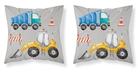 Poszewka bawełniana 40x40 Koparka wywrotka niebieska szara PSBA 08 B Mayamoo 26 Poszewka bawełniana 40x40 Koparka wywrotka niebieska szara PSBA 08 B Mayamoo 26
