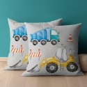 Poszewka bawełniana 40x40 Koparka wywrotka niebieska szara PSBA 08 B Mayamoo 26 Poszewka bawełniana 40x40 Koparka wywrotka niebieska szara PSBA 08 B Mayamoo 26