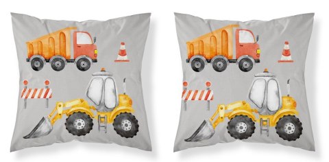 Poszewka bawełniana 40x40 Koparka wywrotka pomarańczowa szara PSBA 08 A Mayamoo 26 Poszewka bawełniana 40x40 Koparka wywrotka pomarańczowa szara PSBA 08 A Mayamoo 26