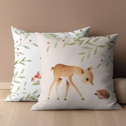 Poszewka bawełniana 40x40 Sarenka dwustronna PSBA 29 B Mayamoo 26