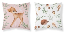 Poszewka bawełniana 40x40 Sarenka jeż dwustronna PSBA 28 A Mayamoo 26