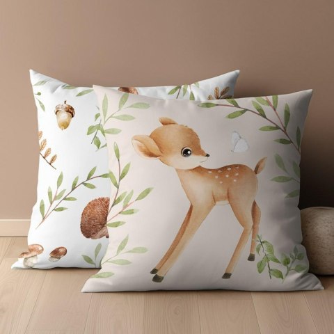 Poszewka bawełniana 40x40 Sarenka jeż dwustronna PSBA 28 B Mayamoo 26 Poszewka bawełniana 40x40 Sarenka jeż dwustronna PSBA 28 B Mayamoo 26