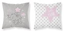 Poszewka bawełniana 40x40 Słonik z balonem gwiazdki pudrowa różowa szara dwustronna PSBA 09 B Mayamoo 26 Poszewka bawełniana 40x40 Słonik z balonem gwiazdki pudrowa różowa szara dwustronna PSBA 09 B Mayamoo 26