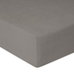 Prześcieradło frotte z gumką 160x200 antracytowe 45 Premium