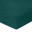 Prześcieradło frotte z gumką 160x200 zielone butelkowe 34 Premium Prześcieradło frotte z gumką 160x200 zielone butelkowe 34 Premium