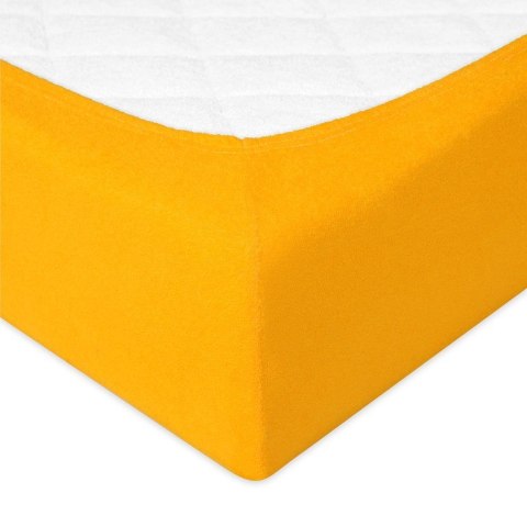 Prześcieradło frotte z gumką 160x200 żółte 05 Premium Prześcieradło frotte z gumką 160x200 żółte 05 Premium