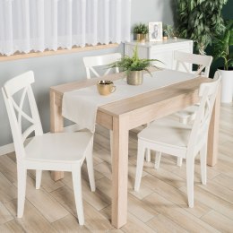 HARPER Bieżnik wodoodporny, obszyty listwą 2 cm, 40x140cm, kolor 003 złoty z lurexem 004767/KSP/L03/040140/1