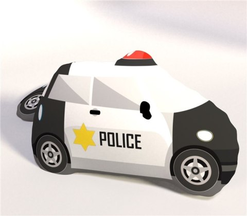 Poduszka przytulanka 40x40 Police biała czarna 168 A Greno Poduszka przytulanka 40x40 Police biała czarna 168 A Greno