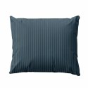 Pościel adamaszkowa 140x200 denim granatowa jednobarwna paski 1 cm Pure Pościel adamaszkowa 140x200 denim granatowa jednobarwna paski 1 cm Pure