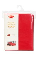 Pościel satynowa 140x200 Gold czerwona 20 z jaśkiem jednobarwna Matex Pościel satynowa 140x200 Gold czerwona 20 z jaśkiem jednobarwna Matex