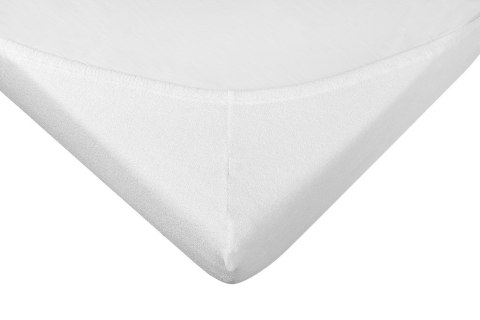 Prześcieradło frotte z gumką 120x200 białe 01 Premium Prześcieradło frotte z gumką 120x200 białe 01 Premium