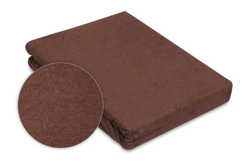 Prześcieradło frotte z gumką 120x200 czekoladowe 18 Classic Prześcieradło frotte z gumką 120x200 czekoladowe 18 Classic